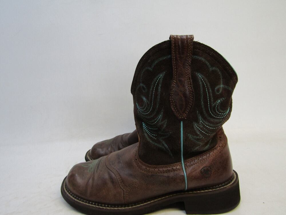 Ariat Fatbaby Womens Size 11 B Brown Suede Leather Stockman Cowboy Western Boots